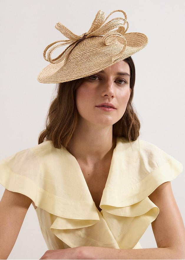 Straw Fascinator