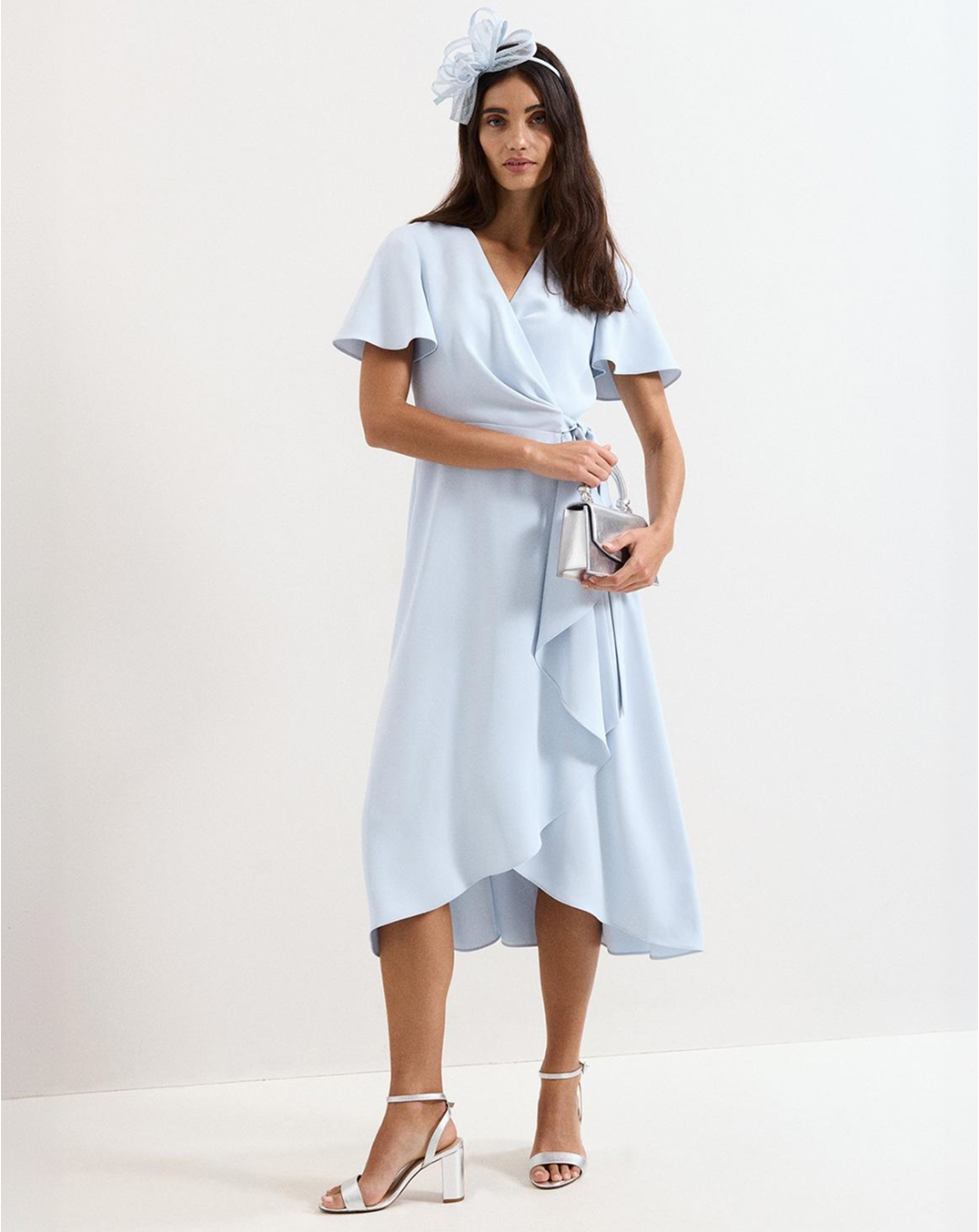 Woman wearing Phase Eight dress