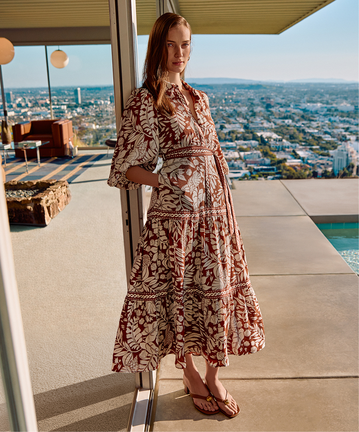 Woman in Phase Eight dress