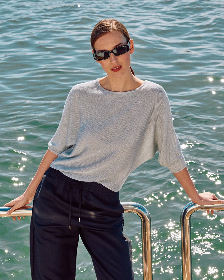 Woman wearing Phase Eight outfit