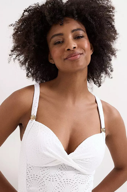 Woman wearing Phase Eight holiday styles