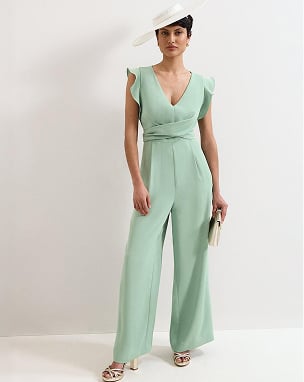 Woman wearing Phase Eight swimwear