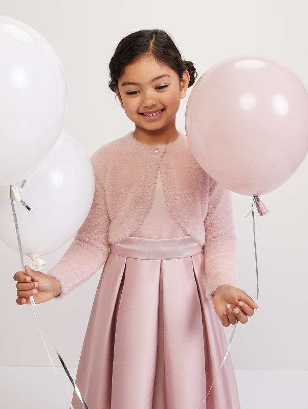 Girl wearing Phase Eight occasion dress