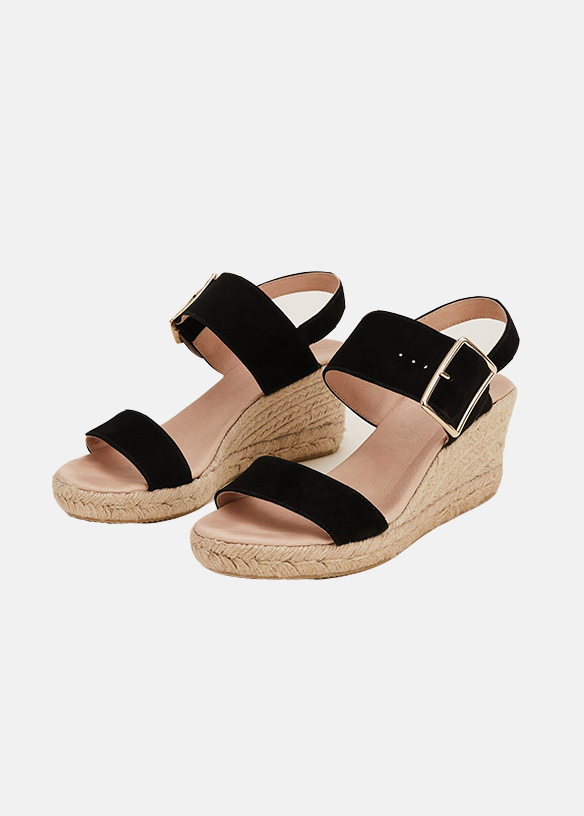 Hexa Buckle Strap Espadrilles