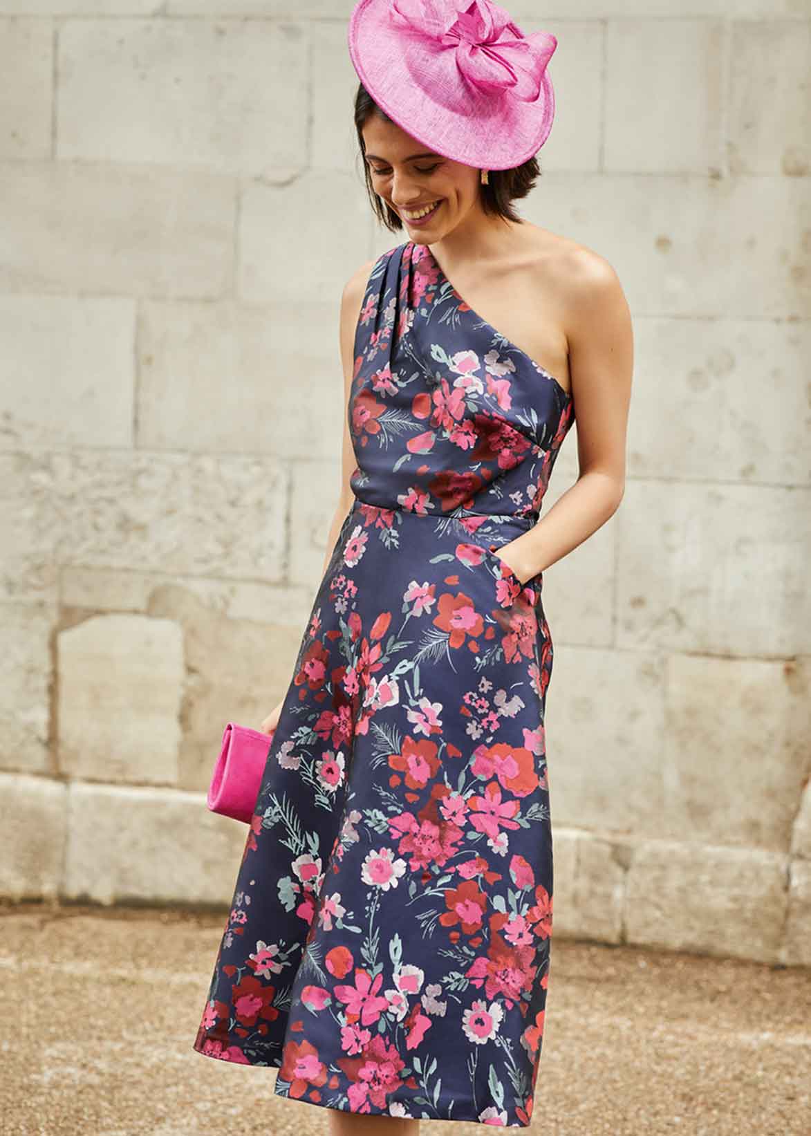 plunge back midi dress Black Brocade Halter Neck Open Back Midi Dress