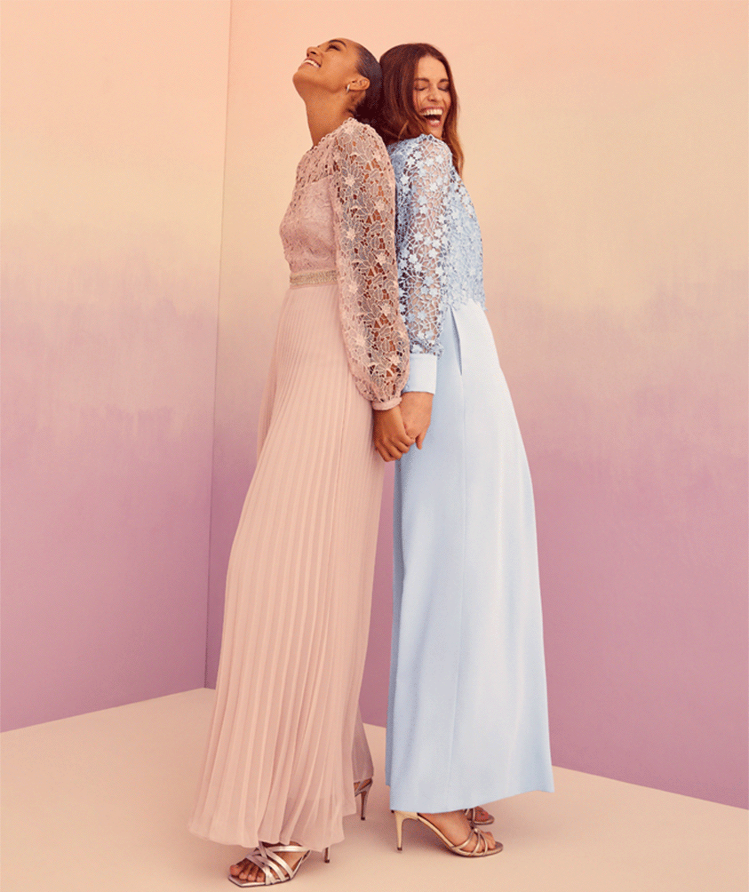 Pale Blue Playsuit and Soft Pink And Pale Blue Jumpsuits