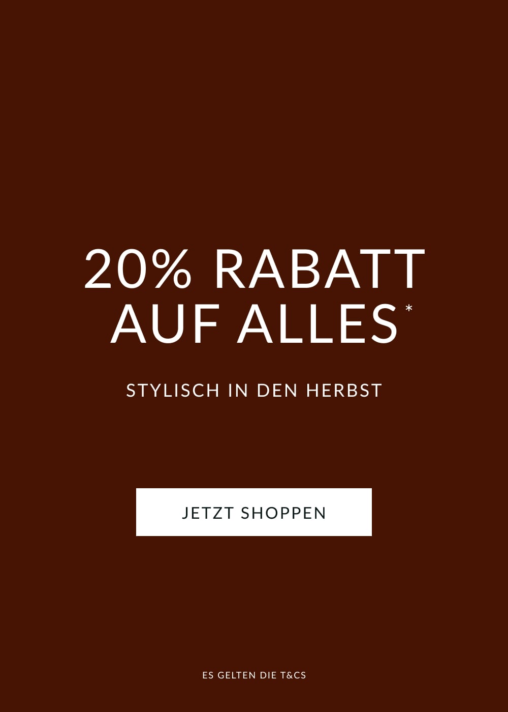  20 % RABATT