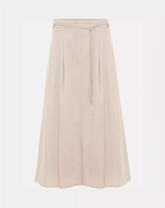 Erin Cotton Poplin Midi Skirt