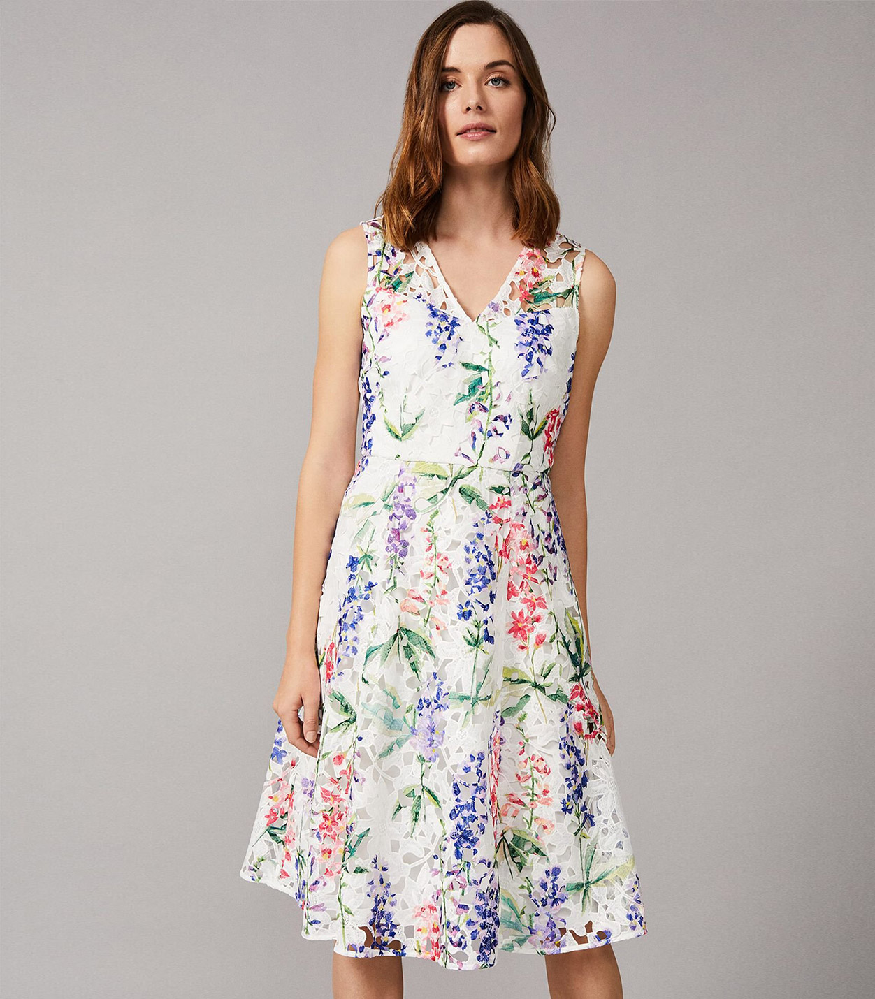 Lonnie Floral Fit And Flare Dress