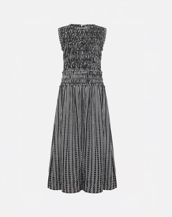 Chiara Black Stripe Dress