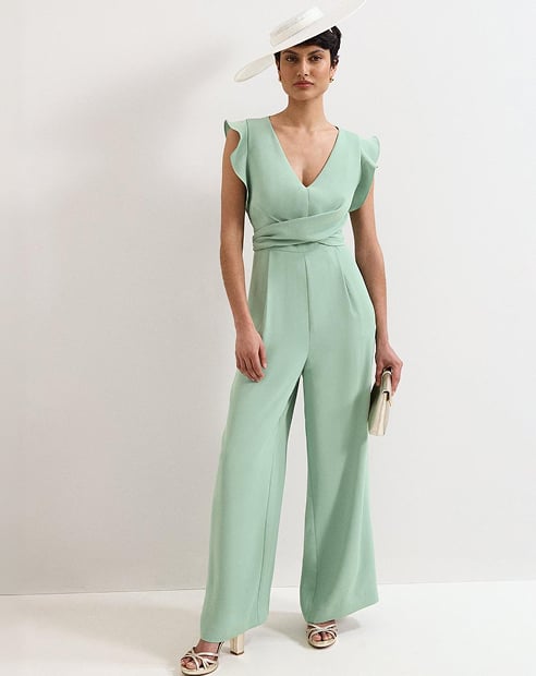 Woman wearing Phase Eight swimwear