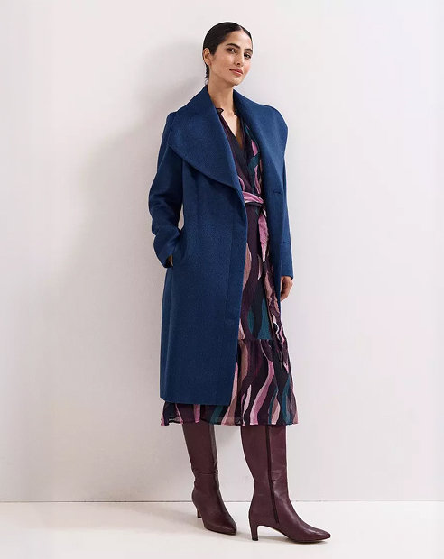 Woman in Phase Eight coat