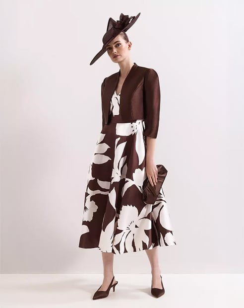 Woman wearing Phase Eight jacket