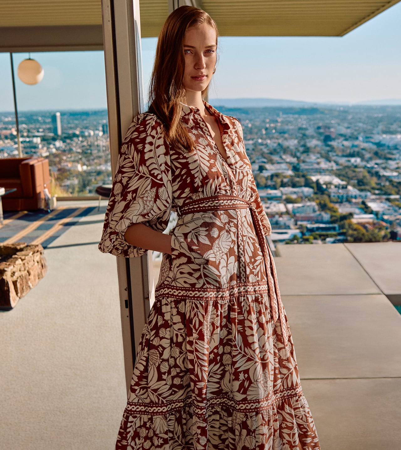 Woman wearing Phase Eight outfit