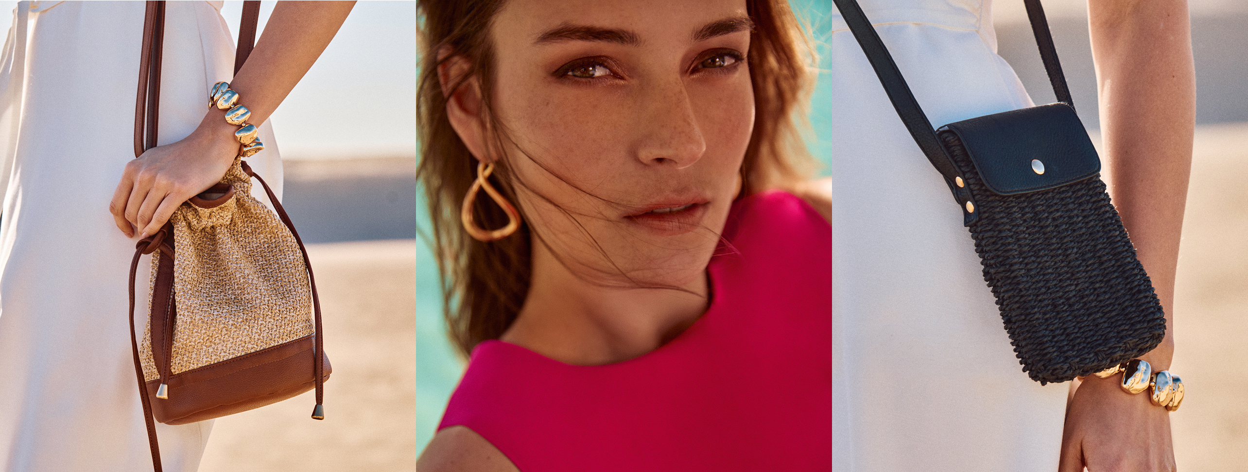 Woman wearing Phase Eight accessories