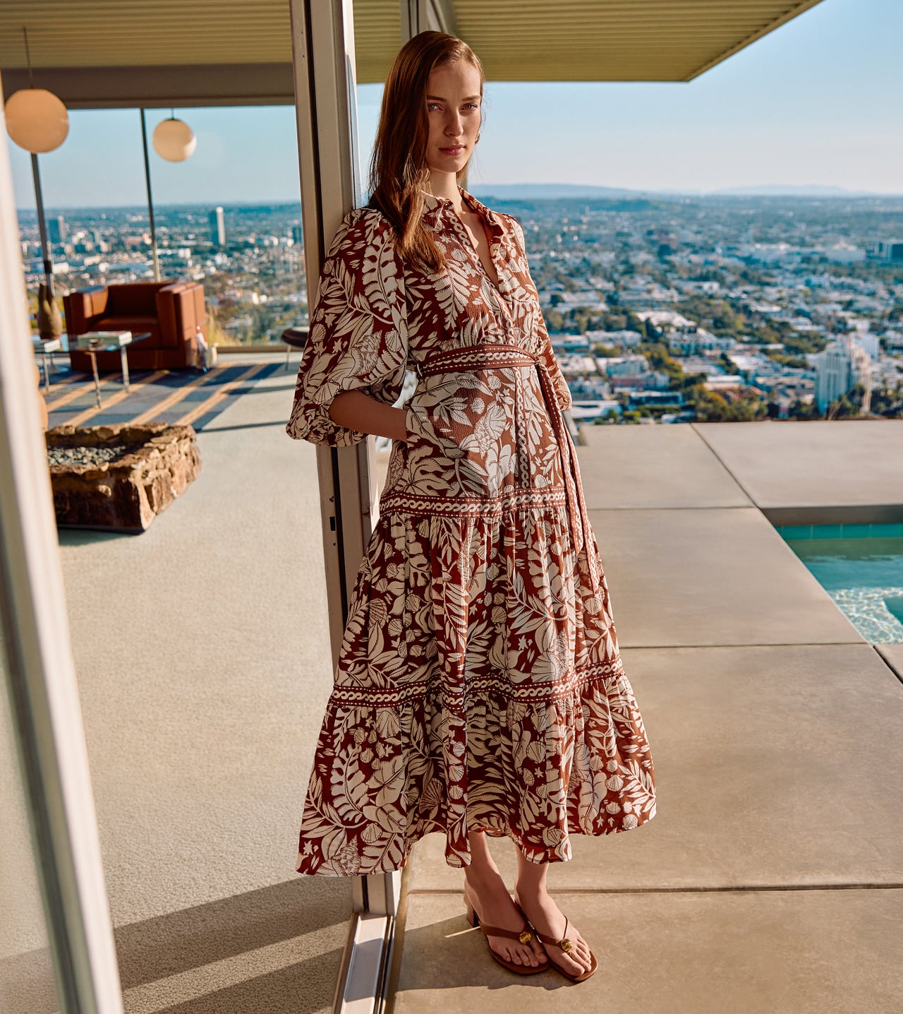 Woman wearing Phase Eight outfit
