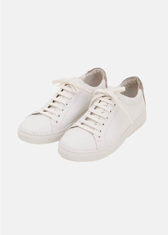 Fleur Leather Trainers