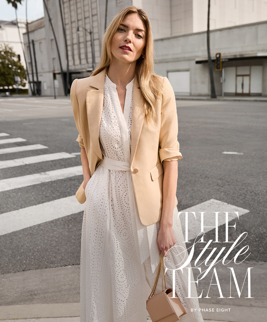 Woman wearing Phase Eight outfit
