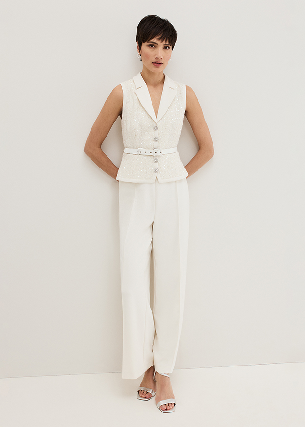 Woman wearing Phase Eight limited edition style