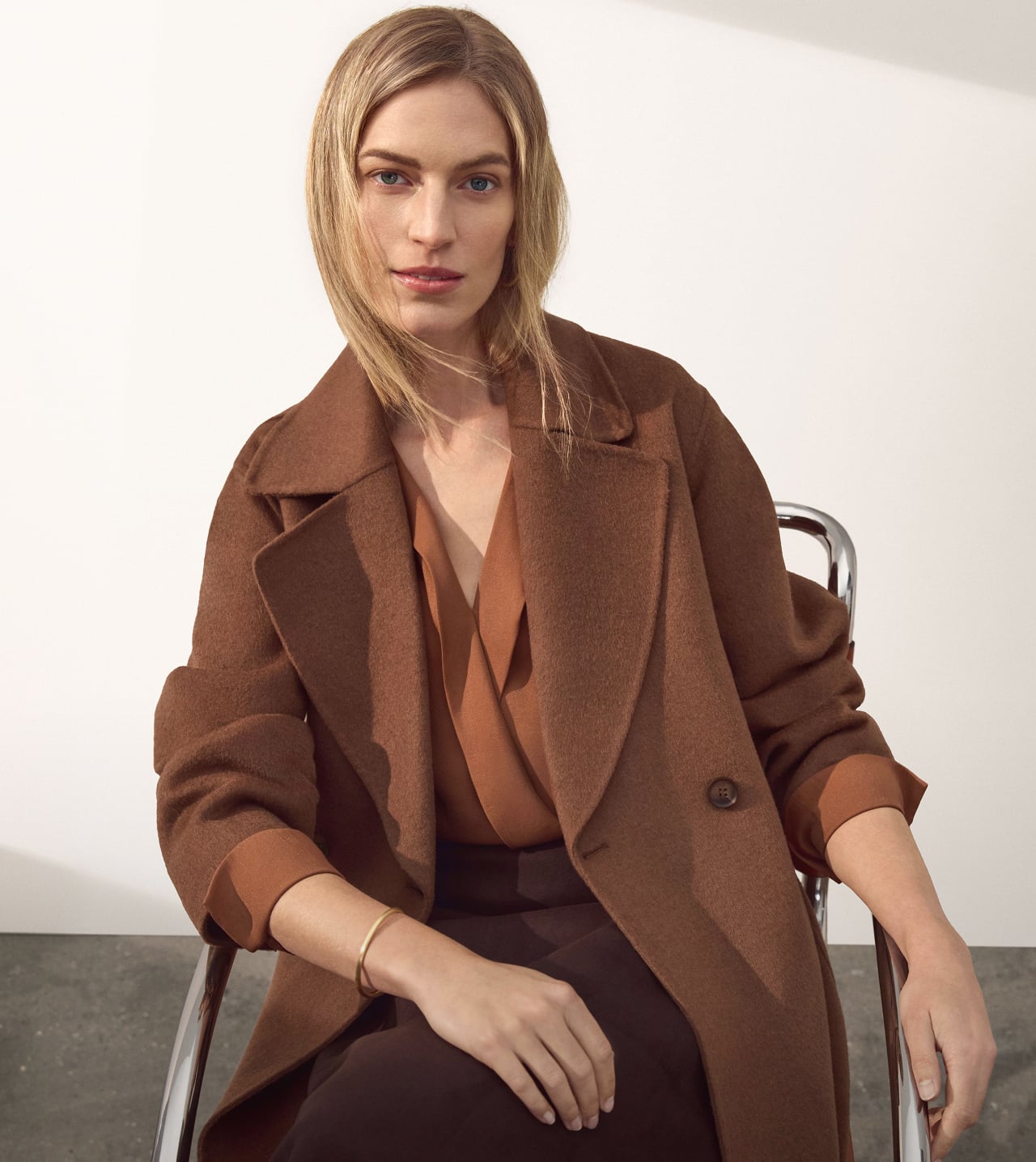 Woman wearing Phase Eight dress
