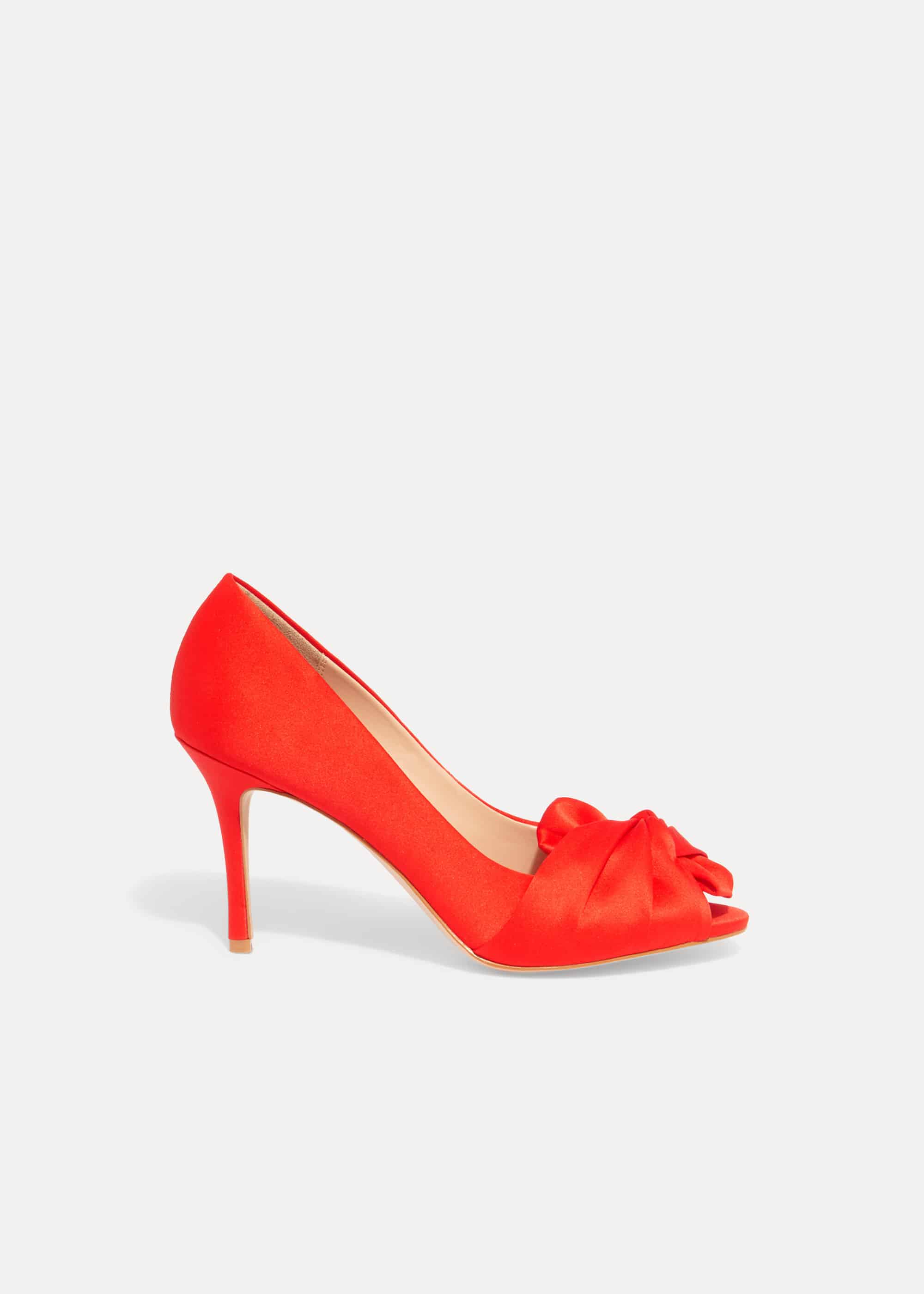 Phase Eight Women Alice Bow Peep Toe Shoes