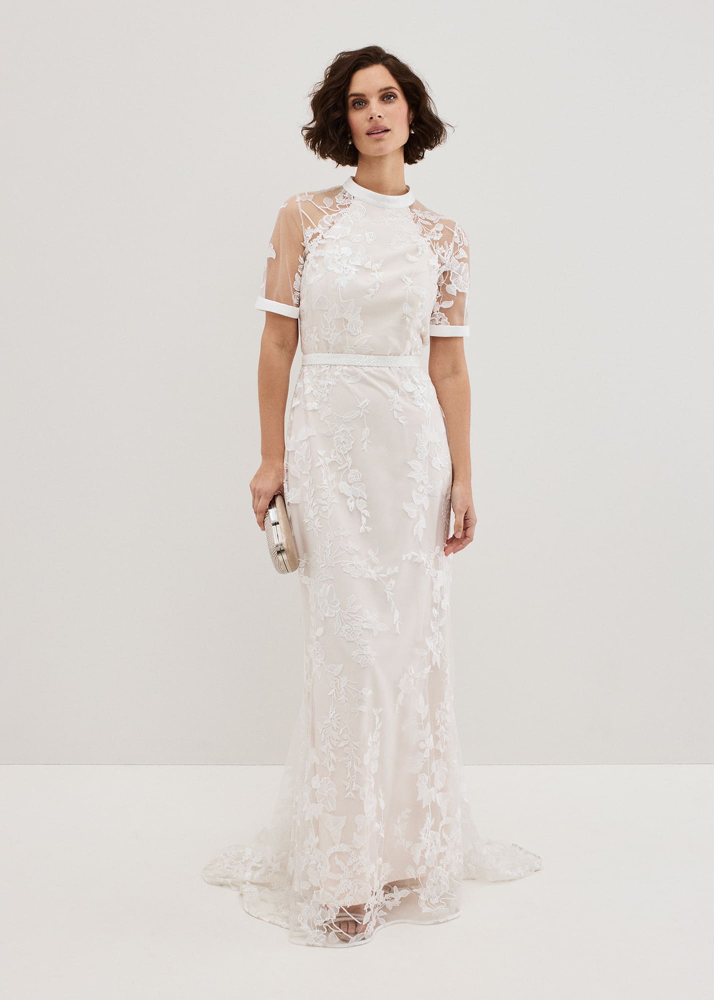 Phase Eight Women Poppy Embroidered Wedding Dress