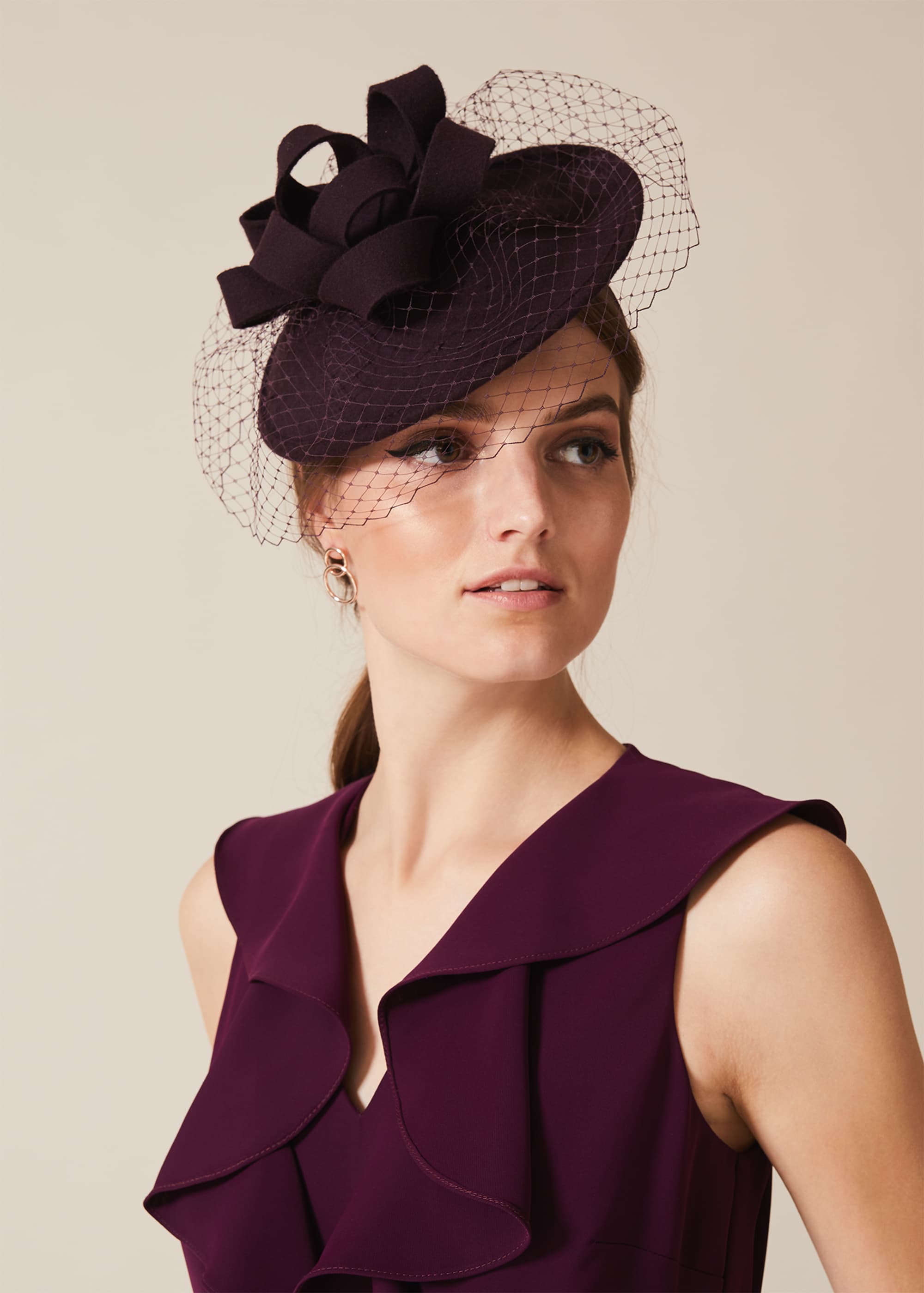 Phase Eight Women Lucia Felt Disc Fascinator