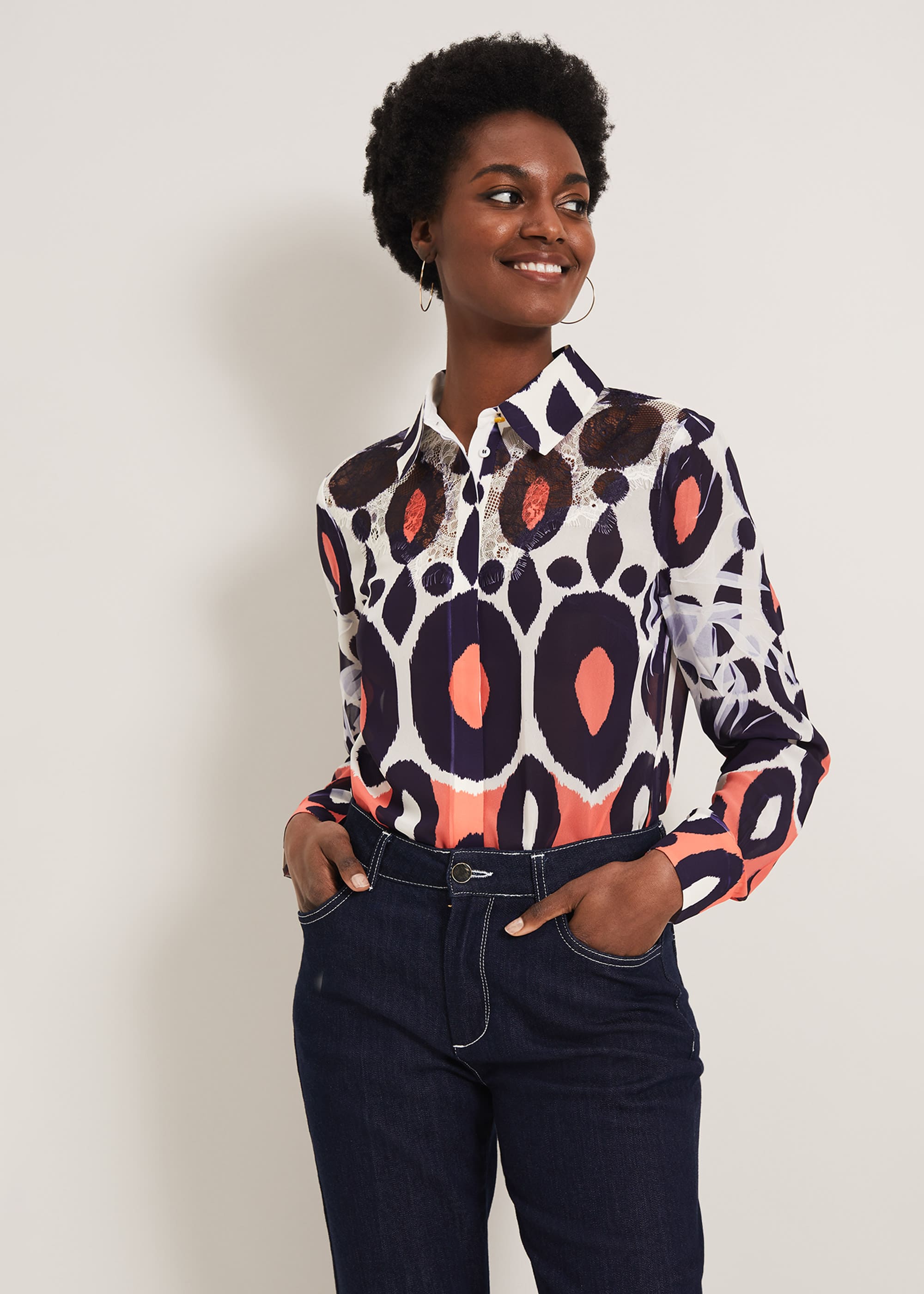 Damsel in a Dress Women Zuri Print Blouse