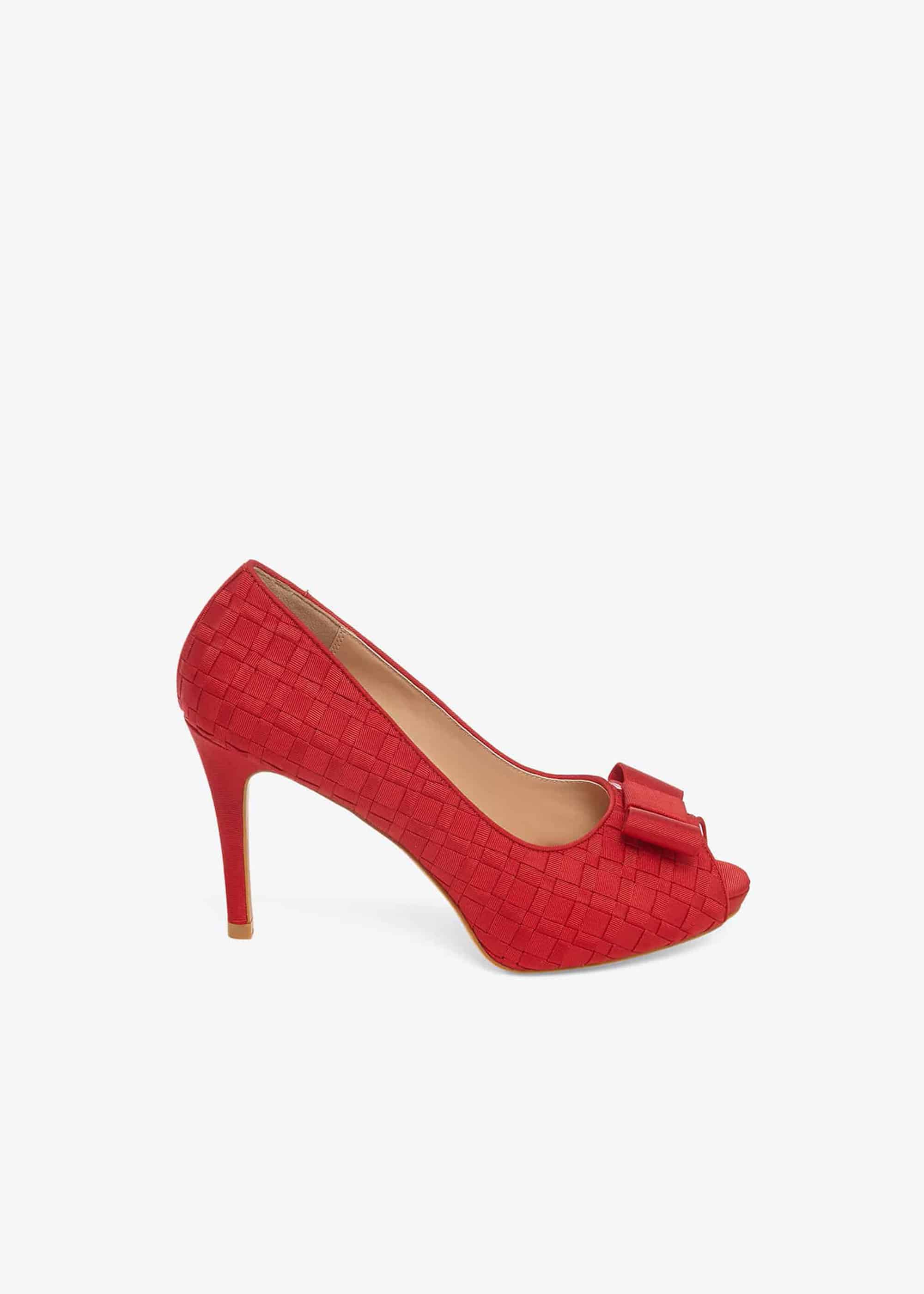 Phase Eight Women Clio Weave Peep Toe Shoes