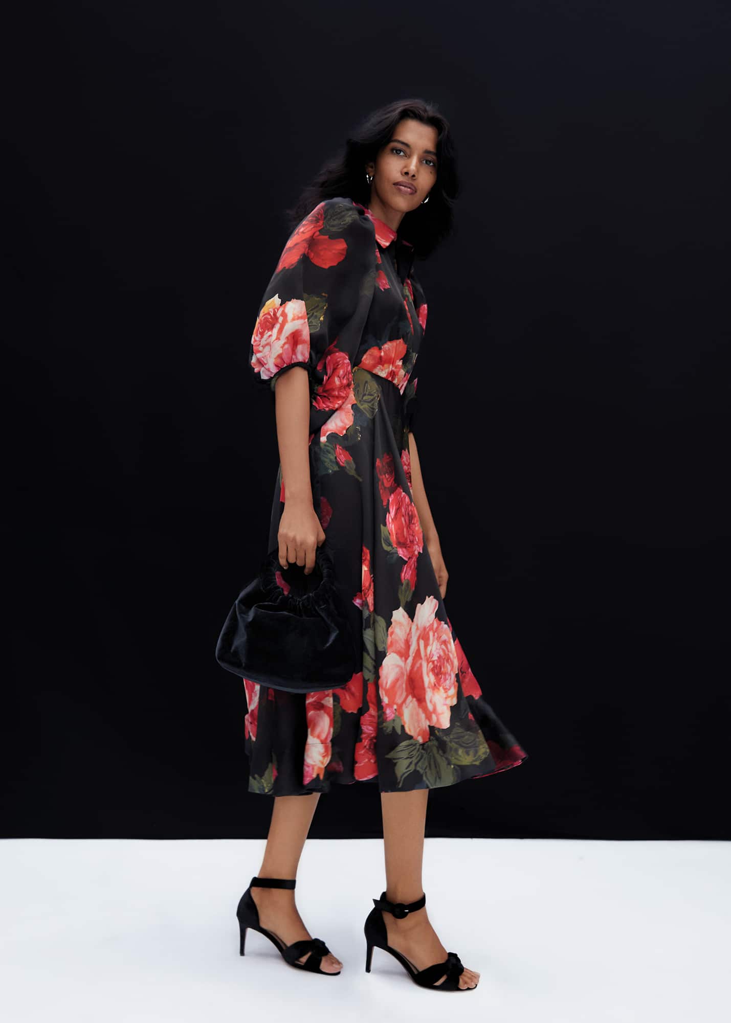 Phase Eight Women's Cilla Floral Shirt Midi Dress