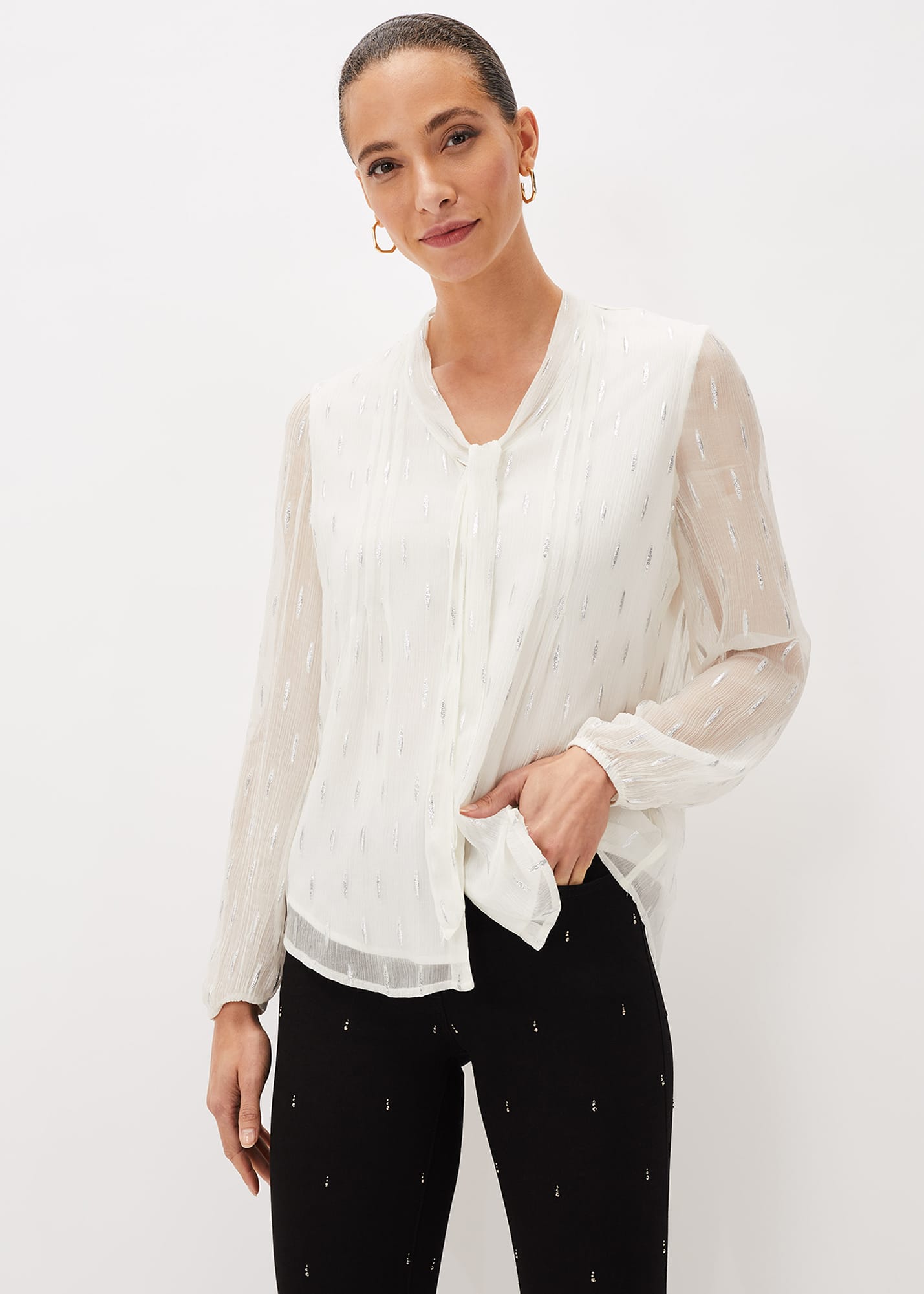 Phase Eight Women Delila Shimmer Blouse