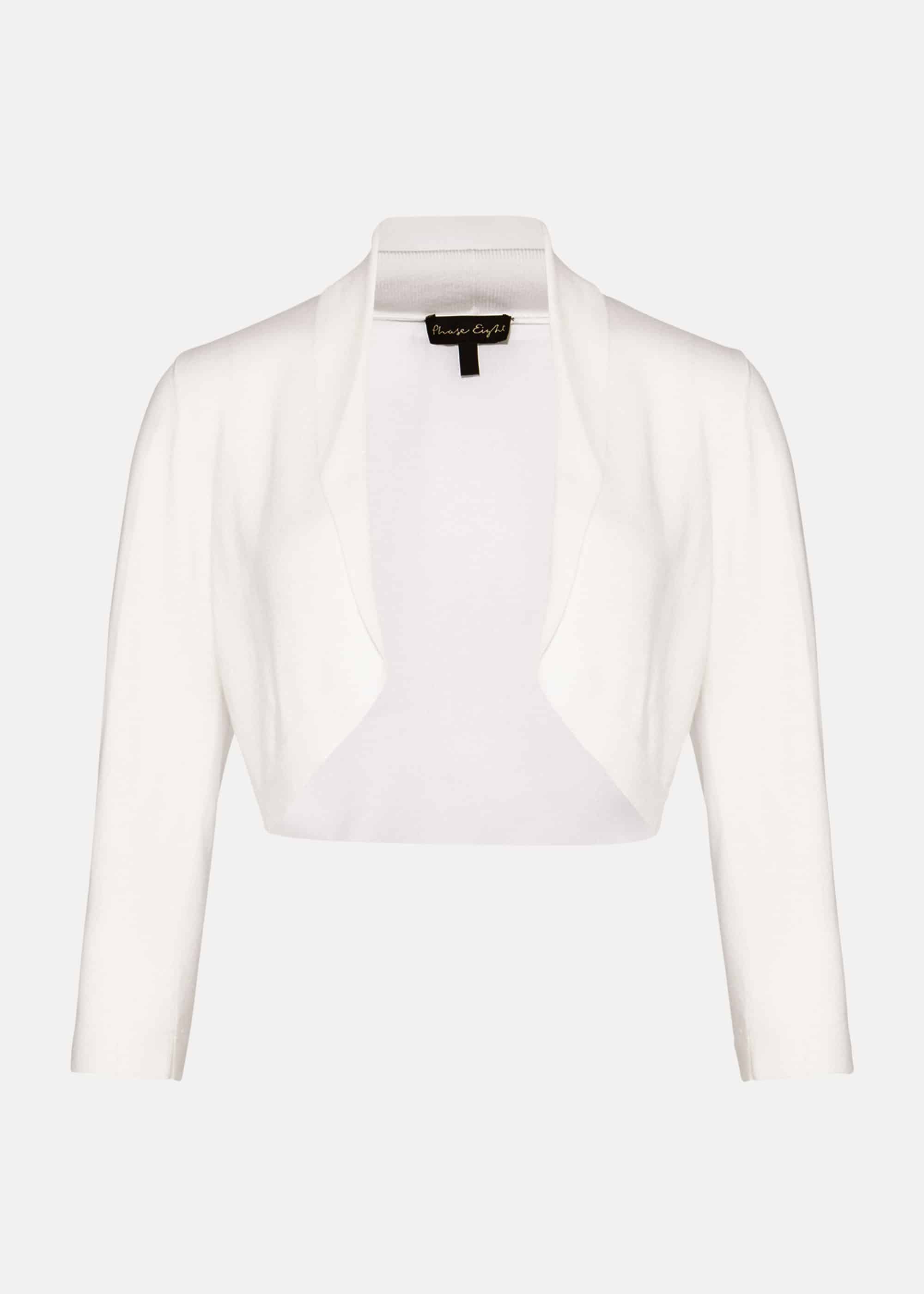 Occasion Jackets Mother of the Bride Satin Bolero Cropped Cover-ups
