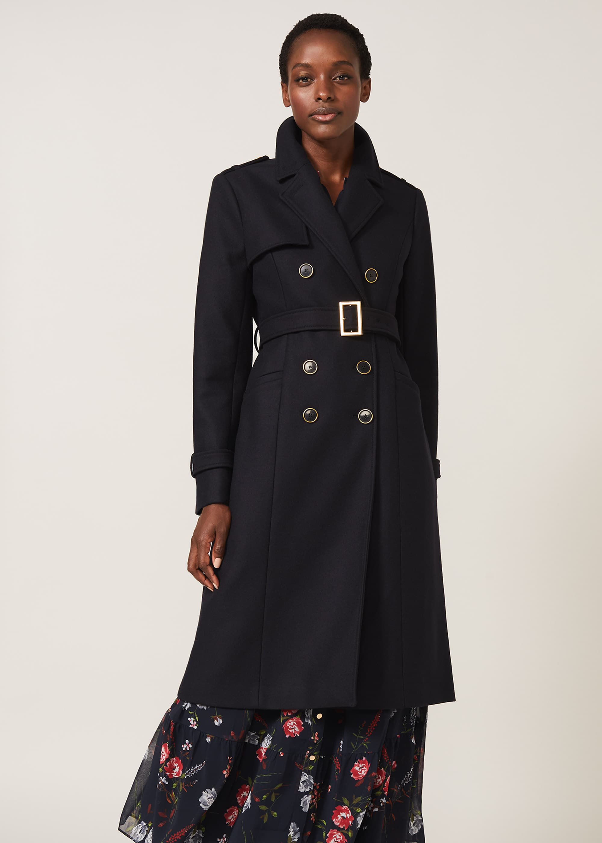 Phase Eight Women Manika Military Wool Coat