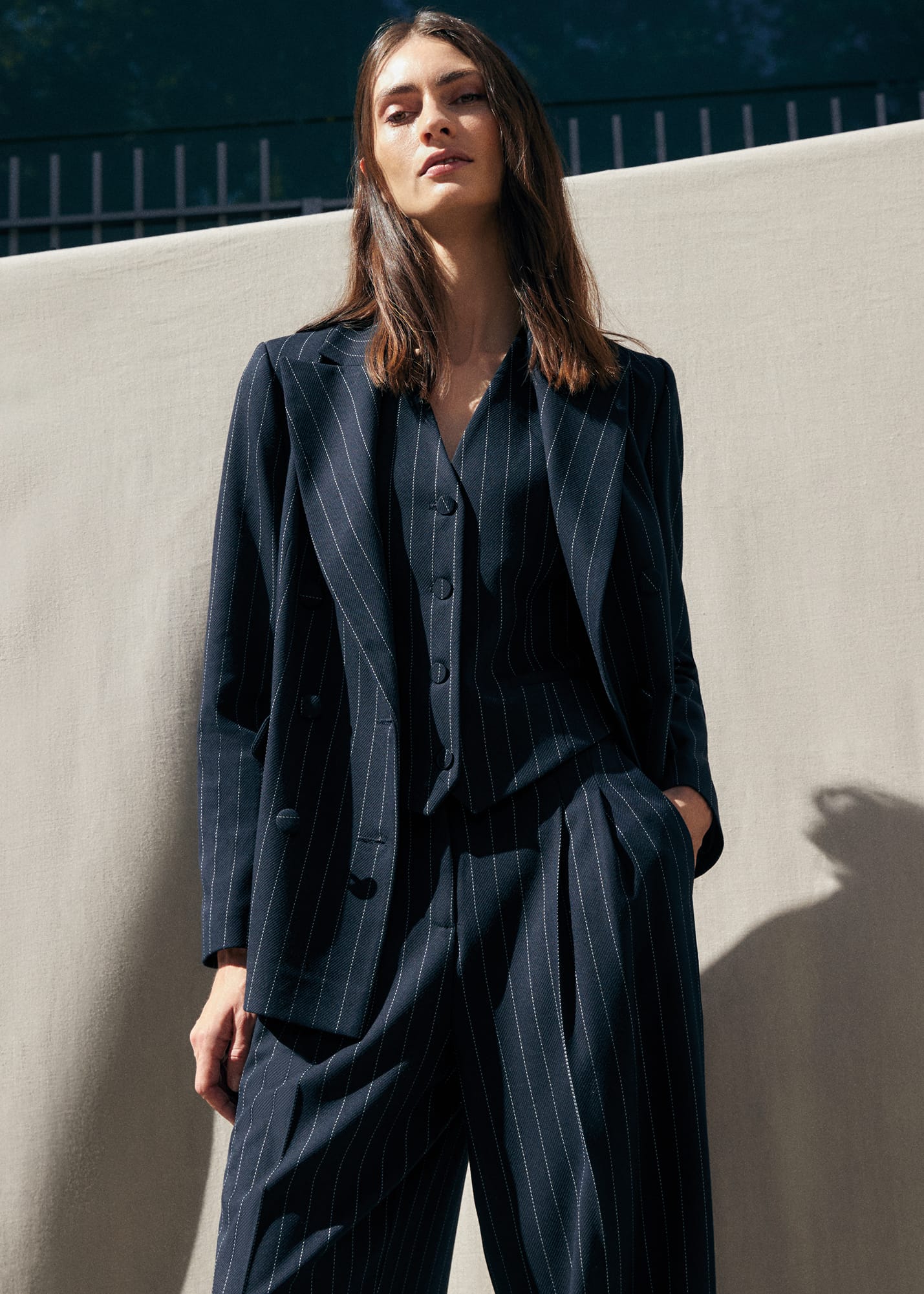 Phase Eight Womens Pia Pinstripe Blazer