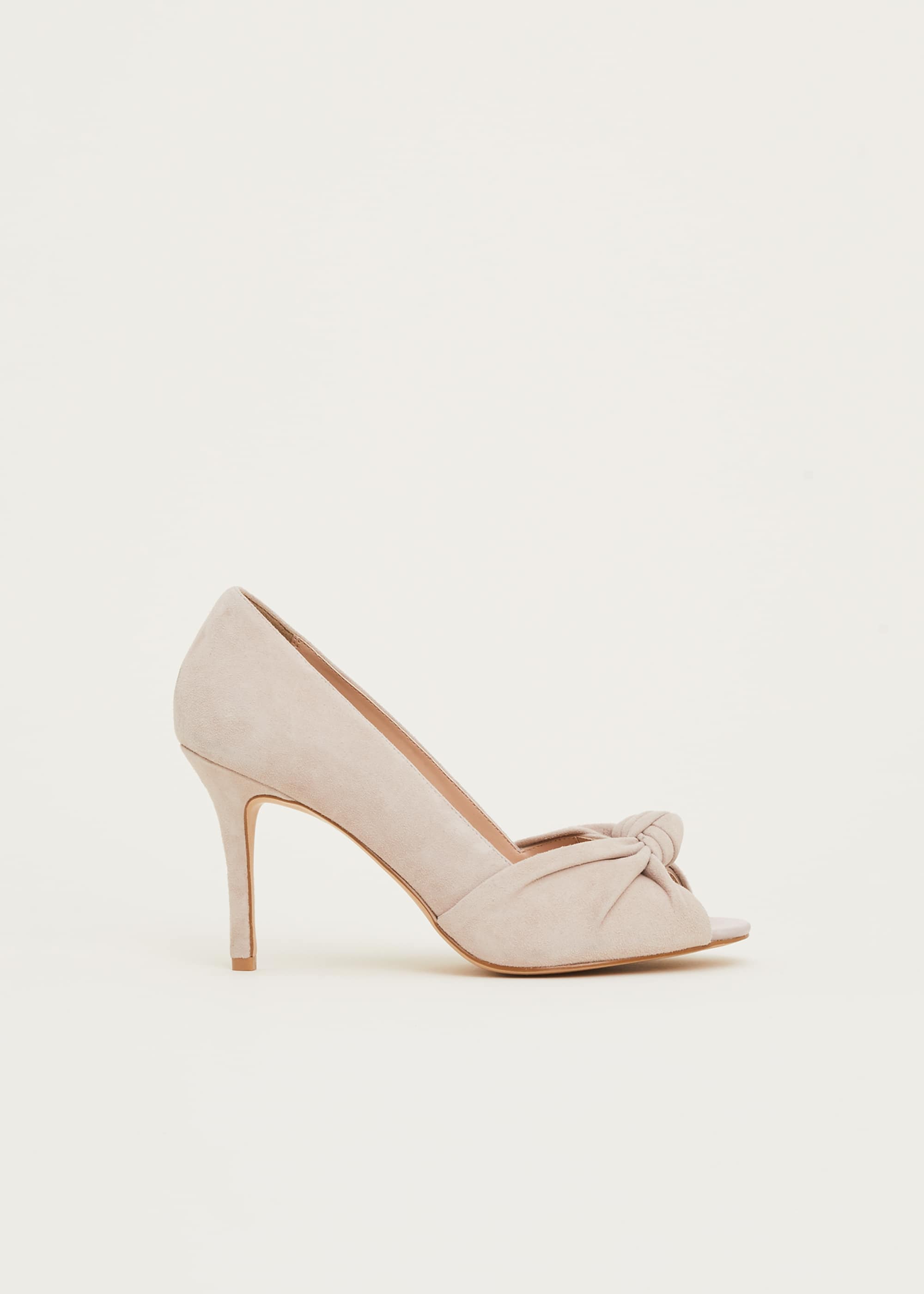 Phase Eight Women Sonja Suede Peep Toe Shoe