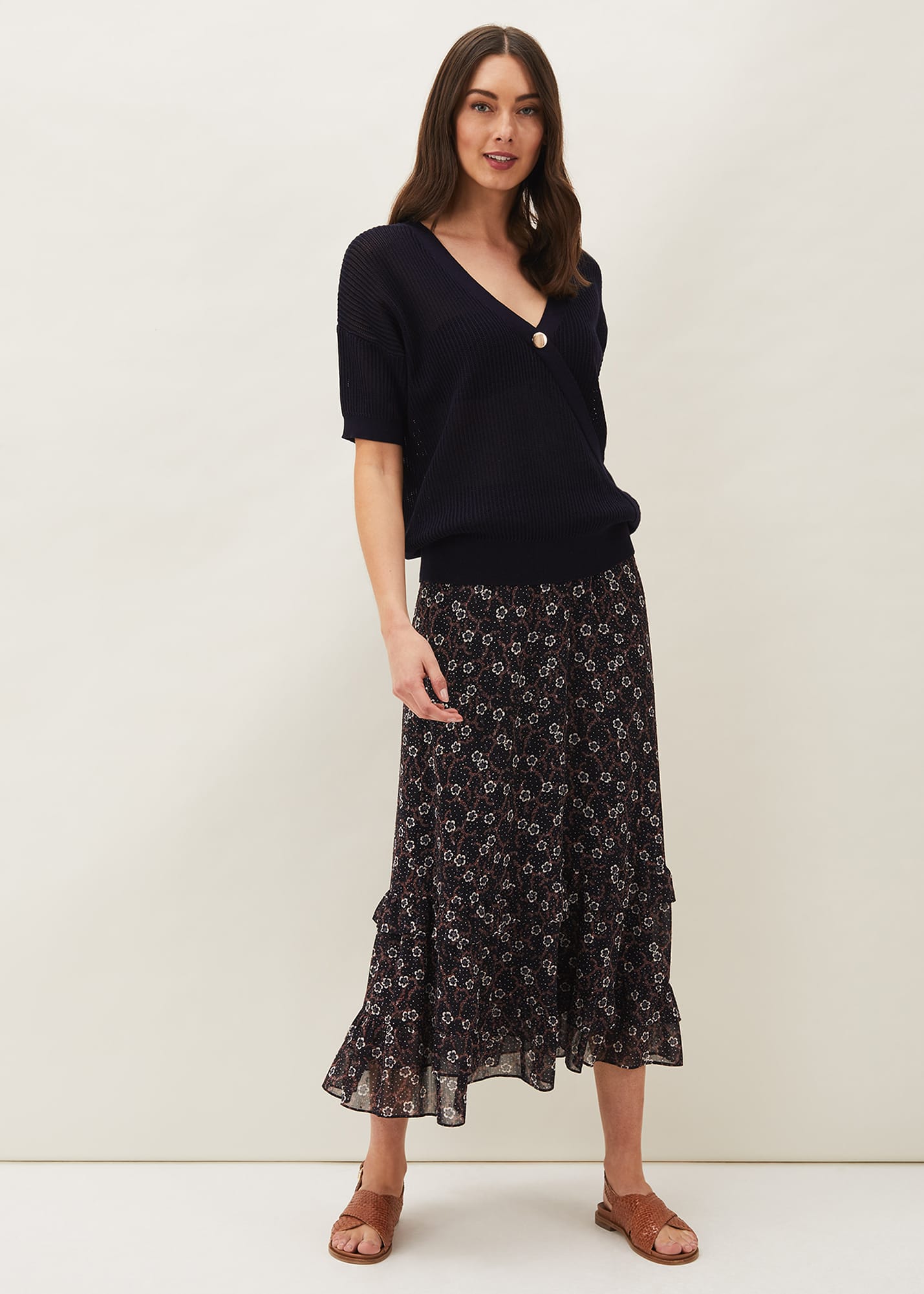 Phase Eight Women Bernice Buttercup Printed Skirt