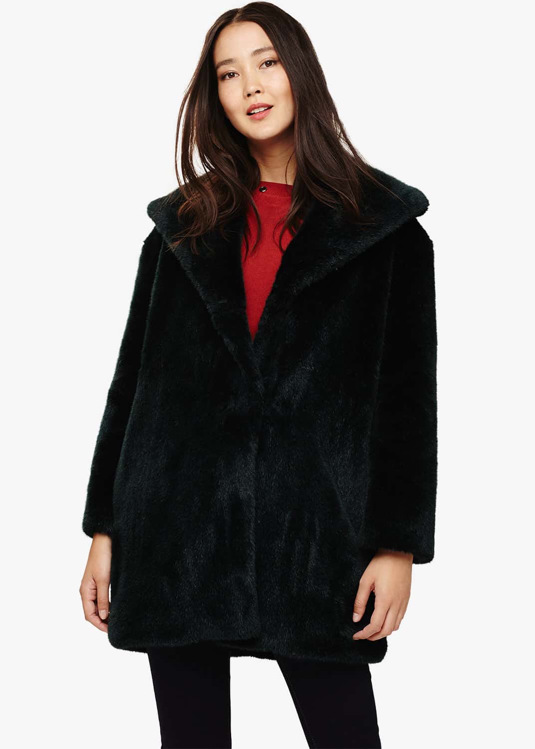Phase Eight Women Beckie Faux Fur Coat