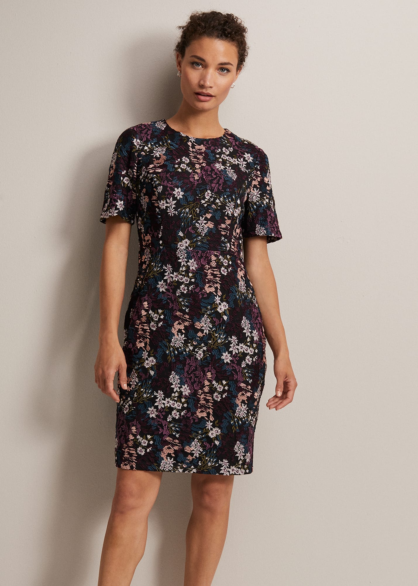 Phase Eight Women's Keshia Floral Embroidered Mini Dress
