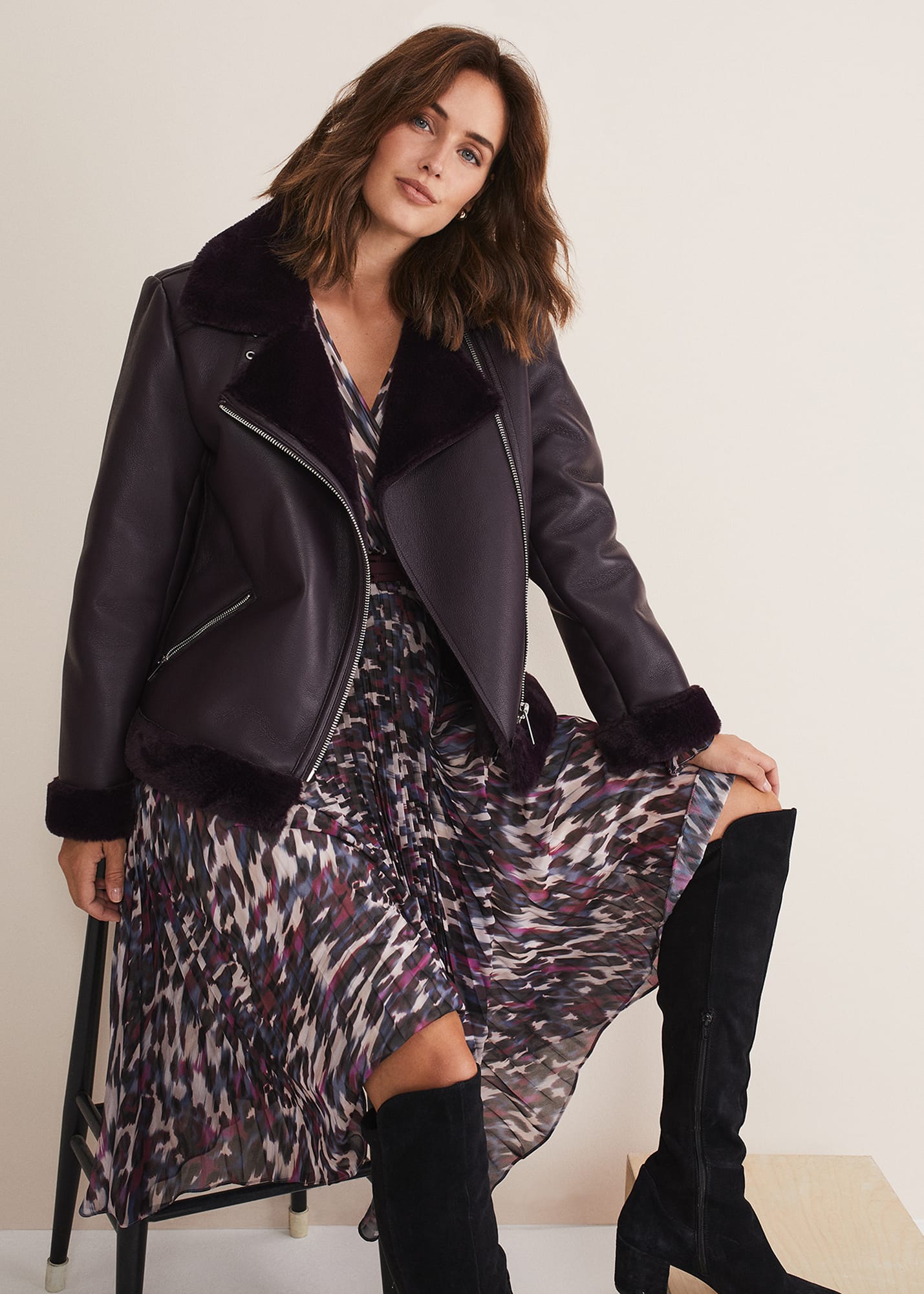 Phase Eight Women's Kya Aviator Jacket