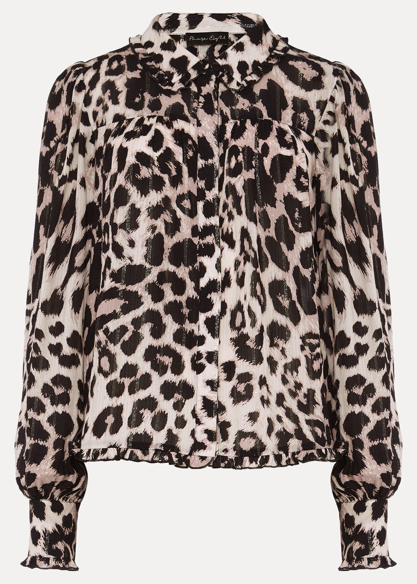 Phase Eight Women Chelsie Leopard Print Blouse