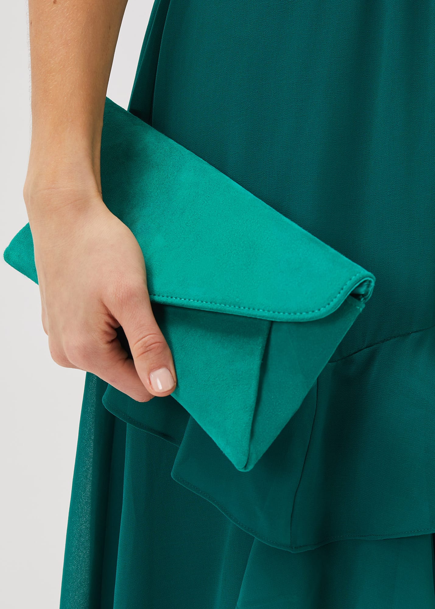 Phase Eight Women Wendie Suede Envelope Clutch Bag