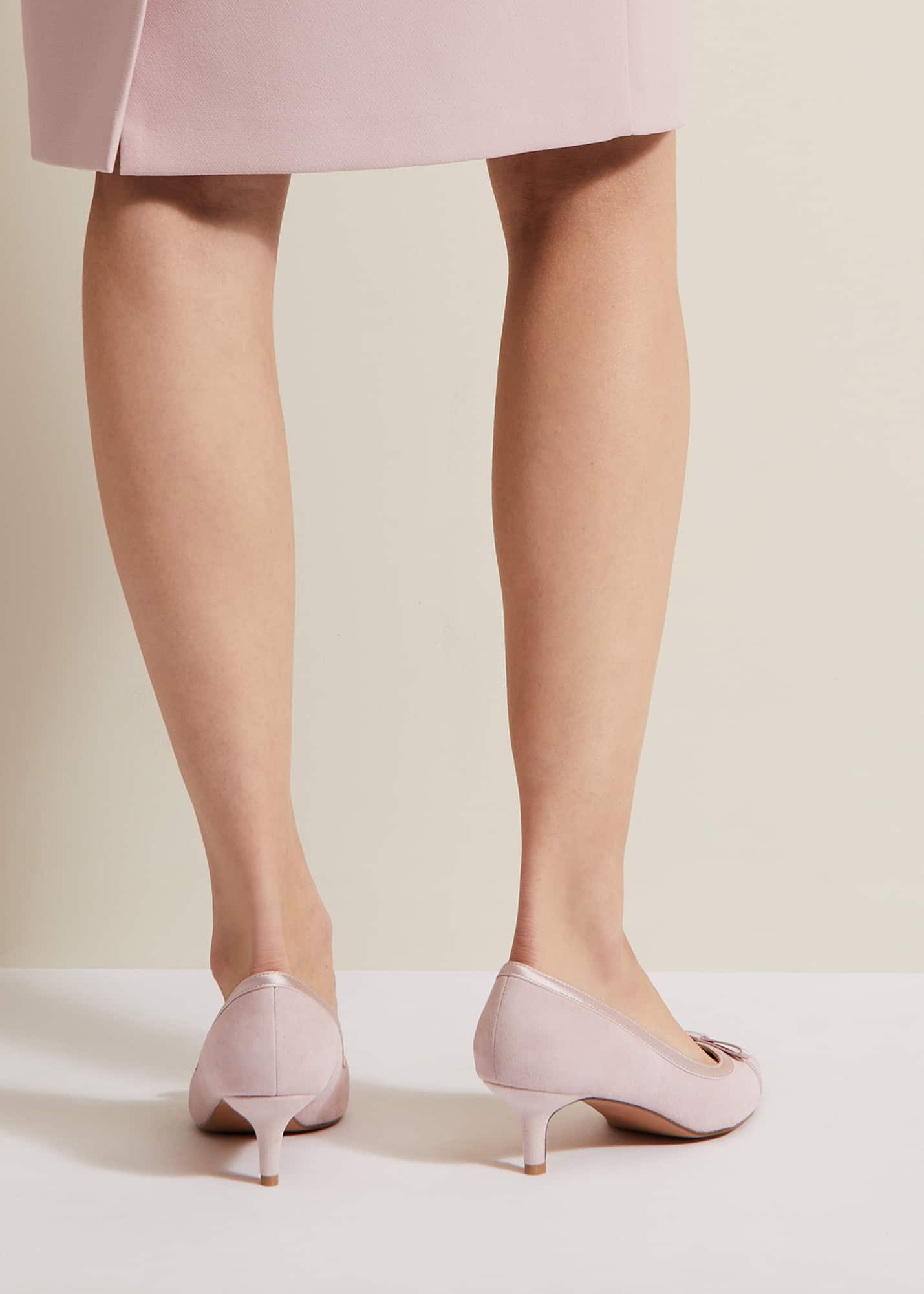 Phase Eight Women's Bow Kitten Heel Shoes